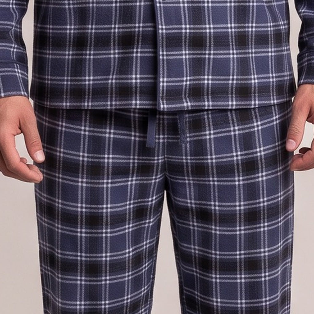 Pyjama Heren van Flanel | Ruitpatroon | 3 Kleuren