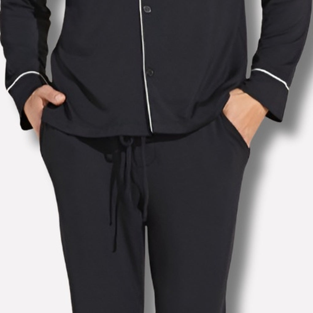 Jersey Pyjama Heren | Contrastbies | 2 Kleuren