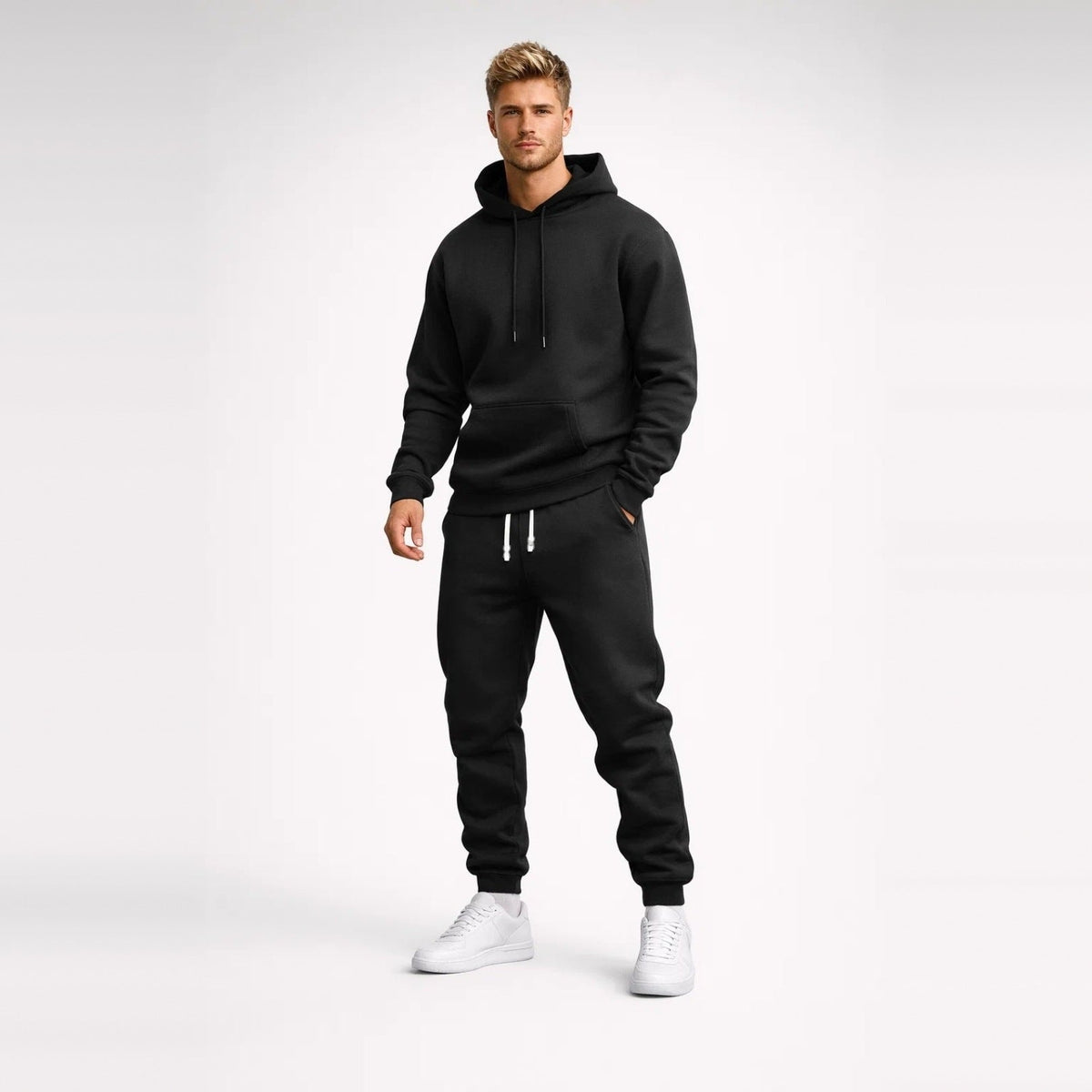 Trainingspak Heren met Capuchon | Hoodie en Joggingbroek | 4 Kleuren