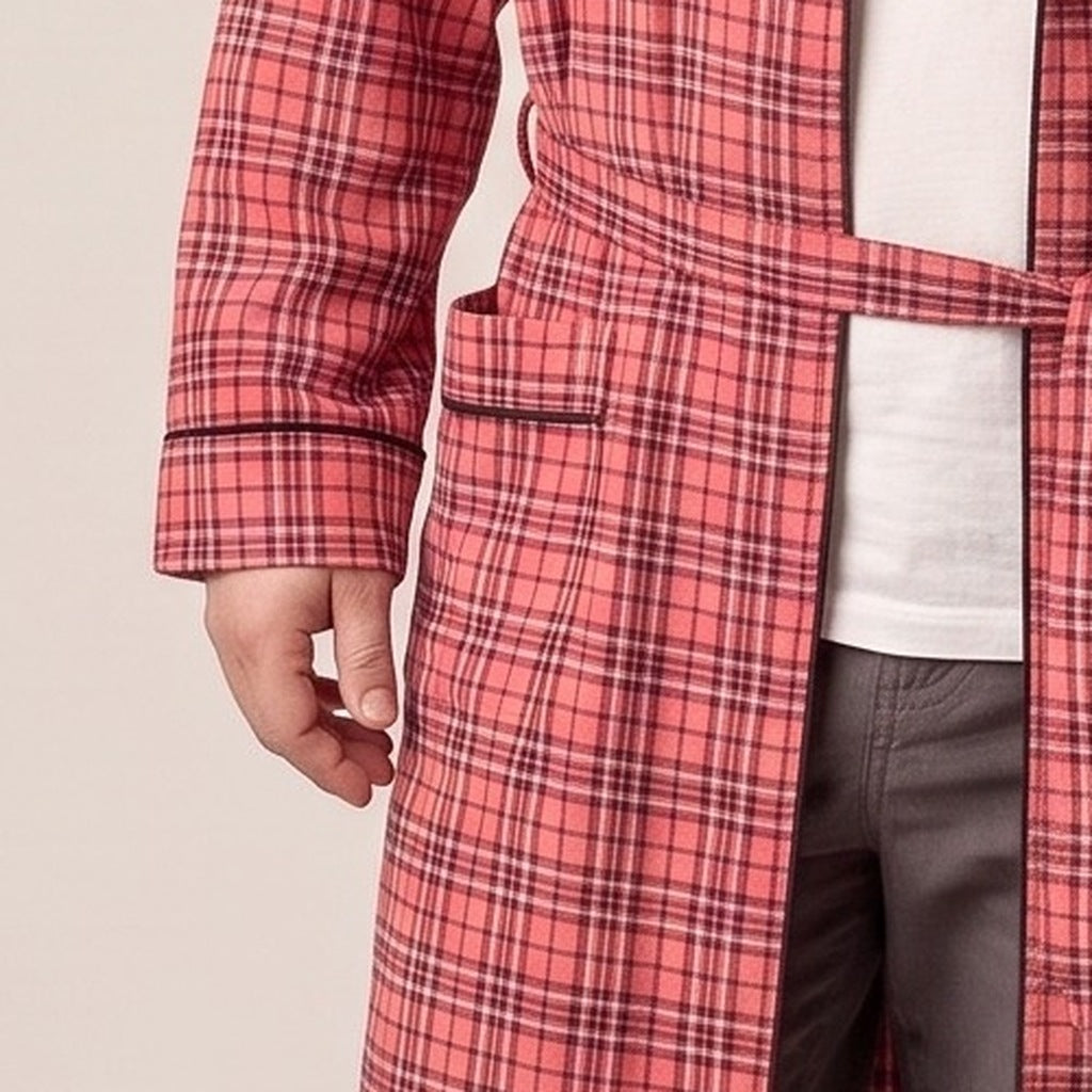 Flanellen Kamerjas Heren | Ceintuur | 3 Kleuren