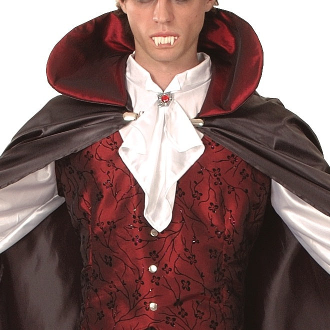 Klassiek Vampier Kostuum | Cape | Jabot Overhemd | Broek