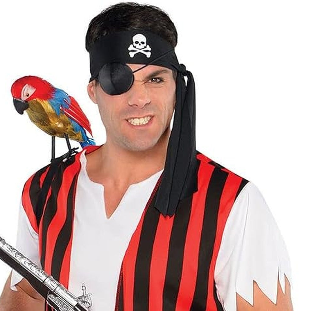 Piraten Kostuum Gestreept | Hemd met Vest | Hoofddoek | Sjerp | Broek