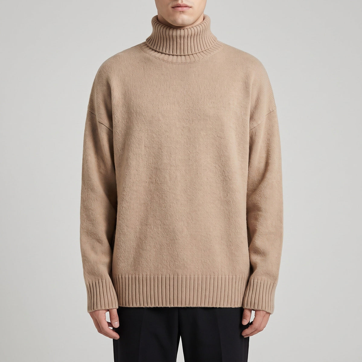 Oversized Coltrui Heren | Gebreid | Verlaagde Schouders