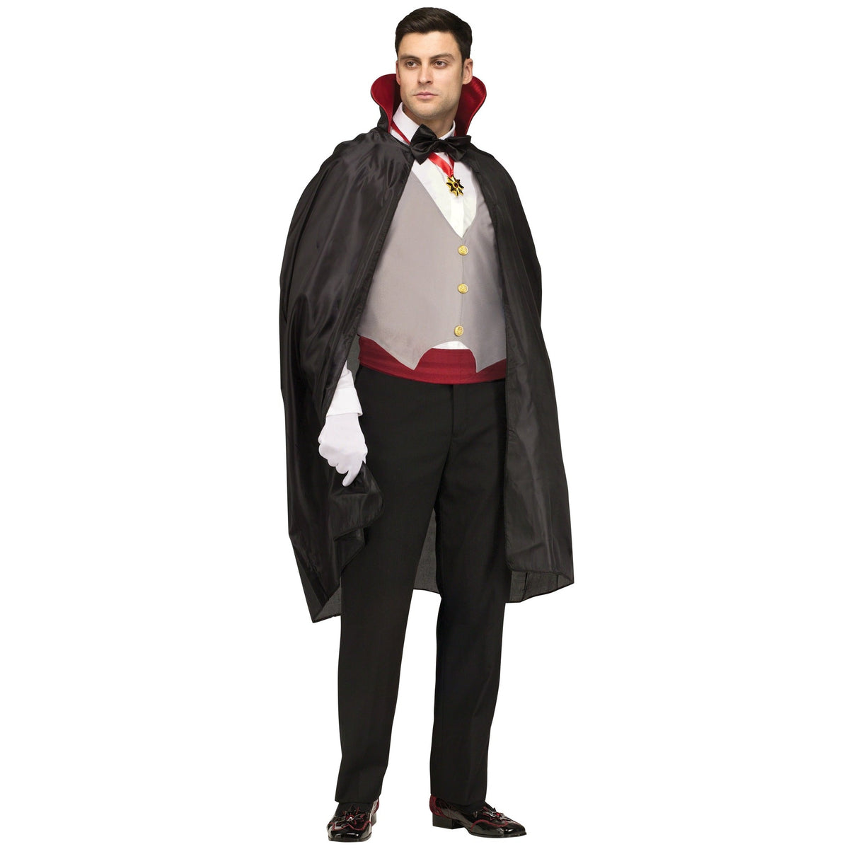 Vampier Cape | Vestfront | Cummerbund | Medaillon | Handschoenen
