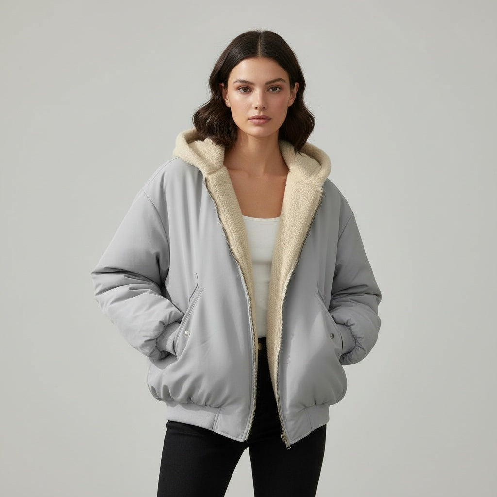Oversized Winterjas Dames | Teddyvoering | Capuchon | 3 Kleuren