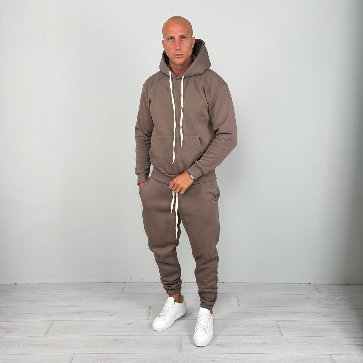 Joggingpak Heren met Hoodie | Joggingbroek met Boord | 14 Kleuren