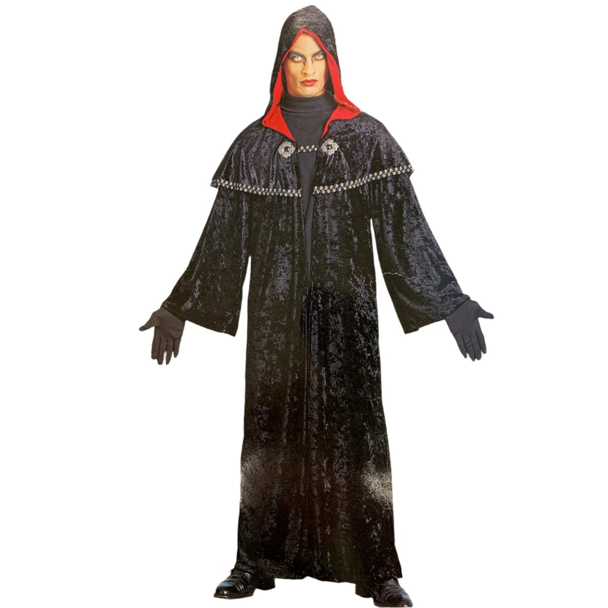 Gothic Graaf Gewaad | Capuchon | Schoudercape | Medaillons