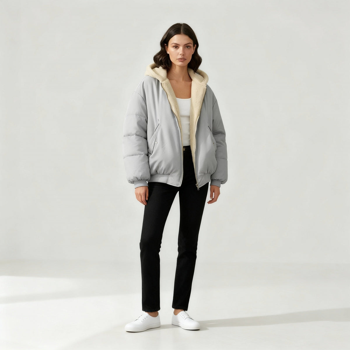 Oversized Winterjas Dames | Teddyvoering | Capuchon | 3 Kleuren