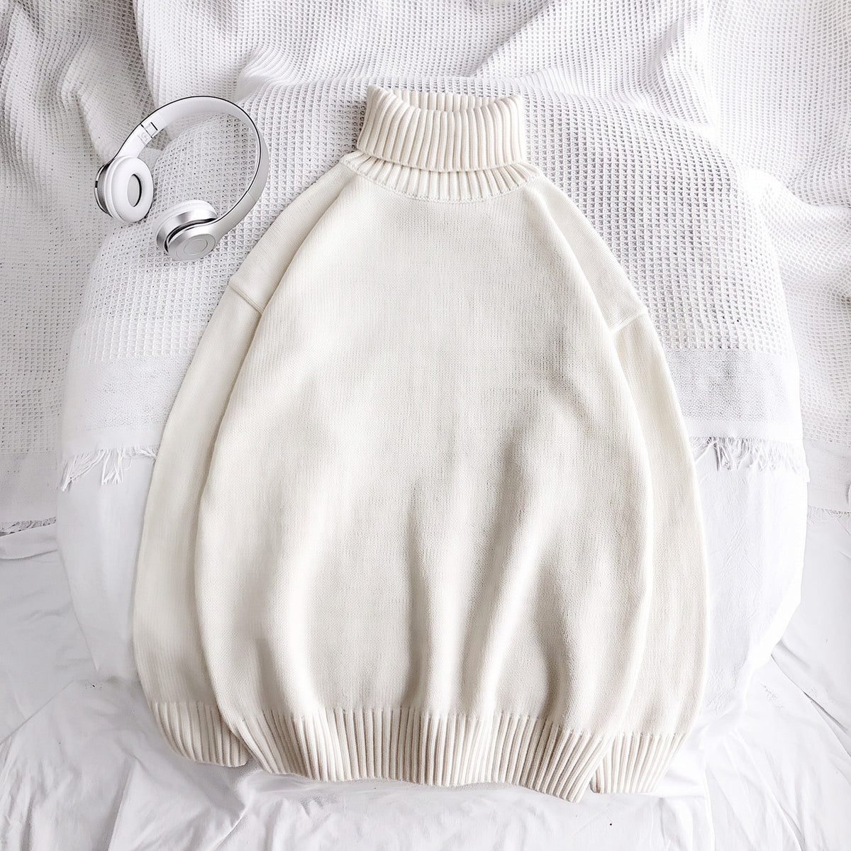 Oversized Coltrui Heren | Gebreid | Verlaagde Schouders