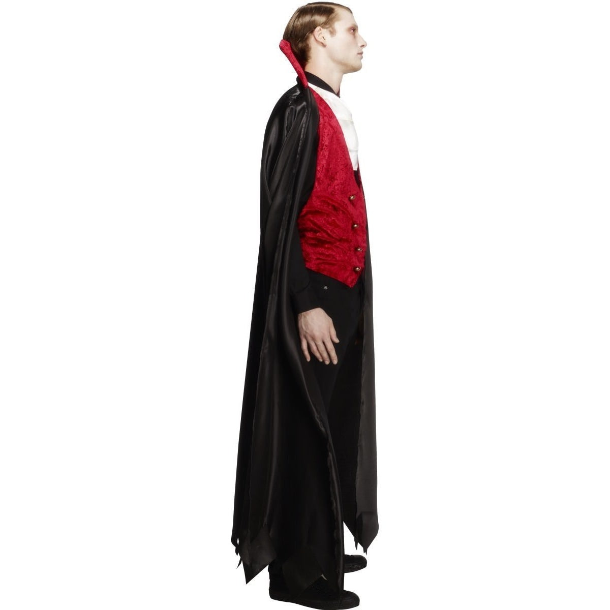 Dracula Cape Kostuum | Fluwelen Gilet | Das