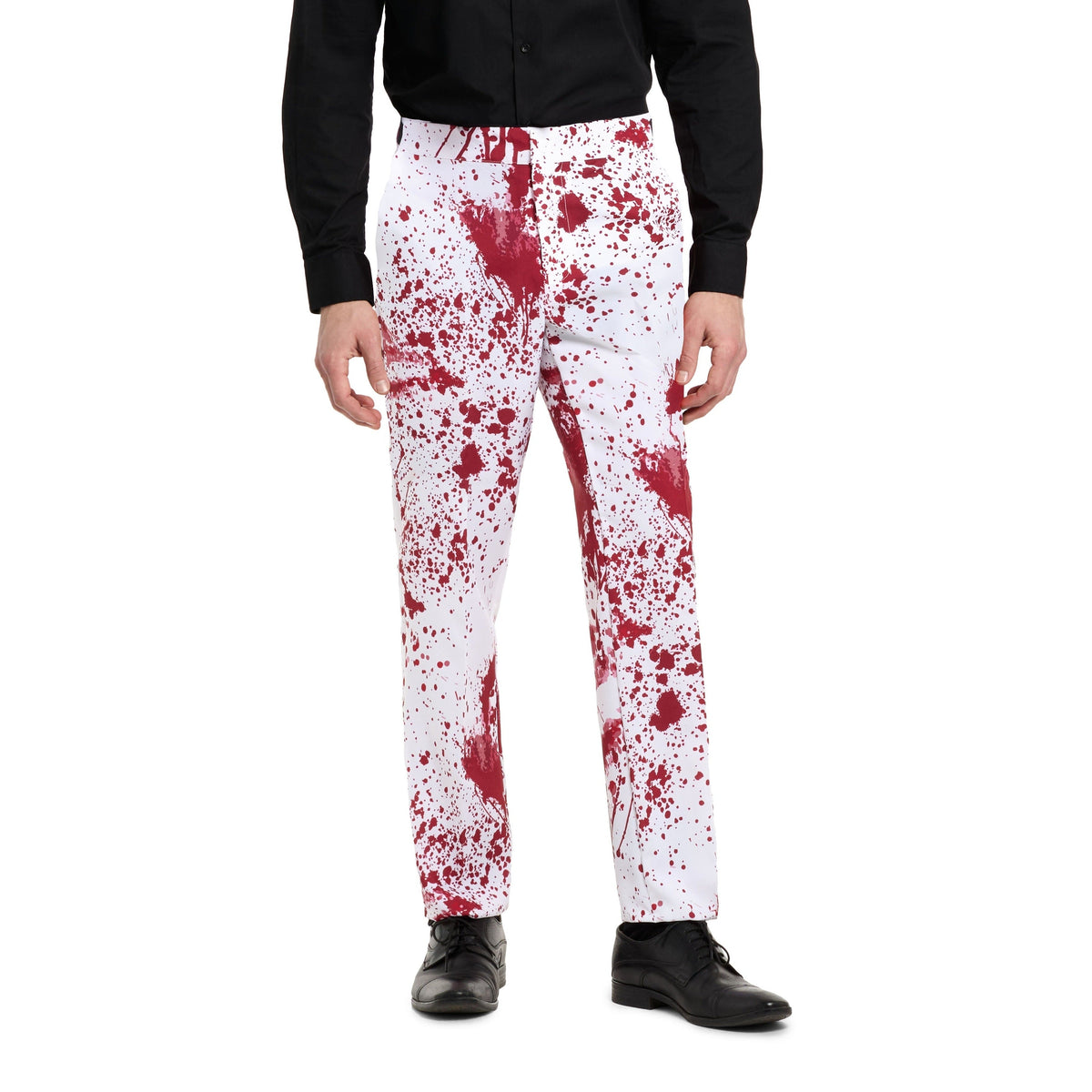 Bloederig Pak Heren | Wit | Bloedspetters | Colbert, Broek, Stropdas