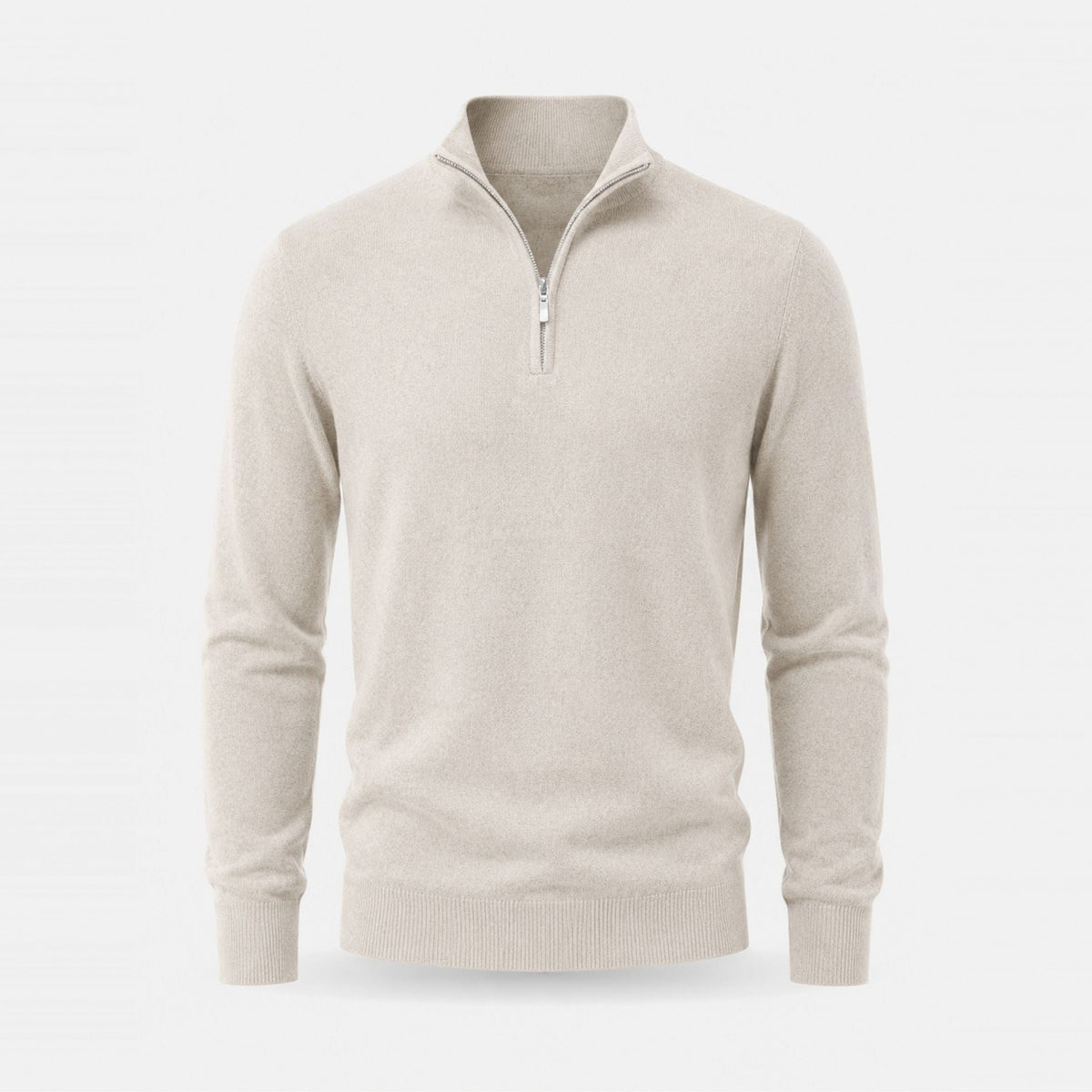 Quarter Zip Trui Heren | Fijngebreid | Opstaande Kraag | 8 Kleuren
