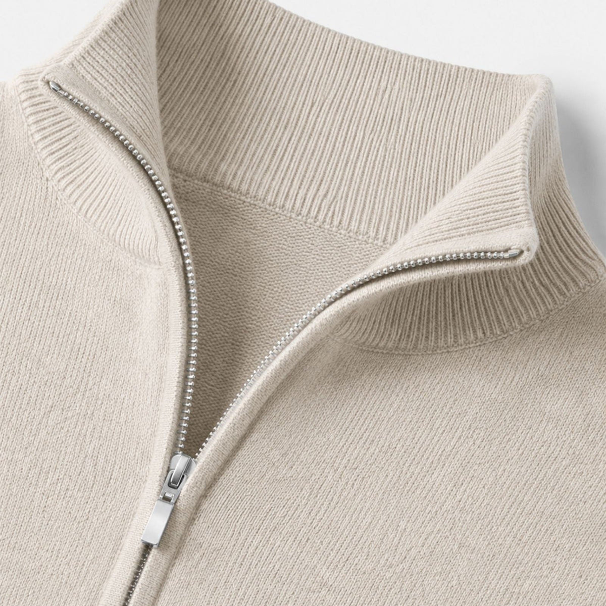 Quarter Zip Trui Heren | Fijngebreid | Opstaande Kraag | 8 Kleuren