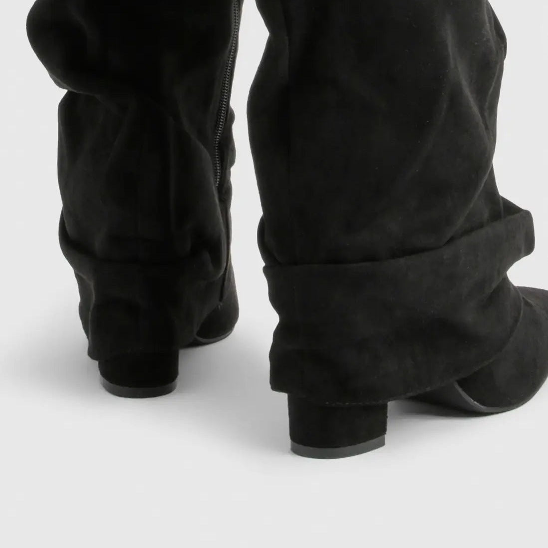 Slouch Laarzen Dames met Omslag | Puntige Neus | Kniehoog | 5 Kleuren