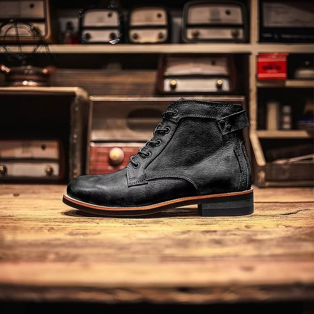 Veterboots Heren | Gewatteerde Kraag | Robuuste Zool