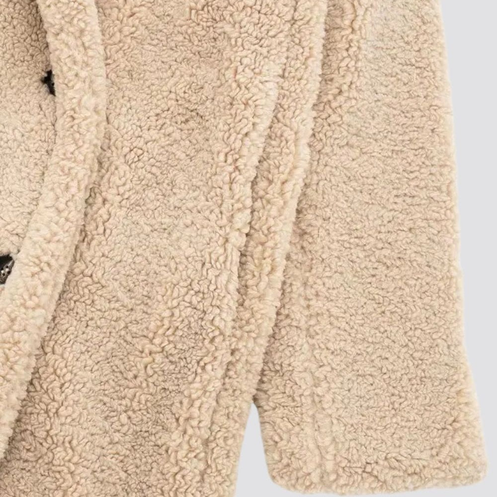 Lange Teddyjas Dames | Imitatiebont | 3 Kleuren