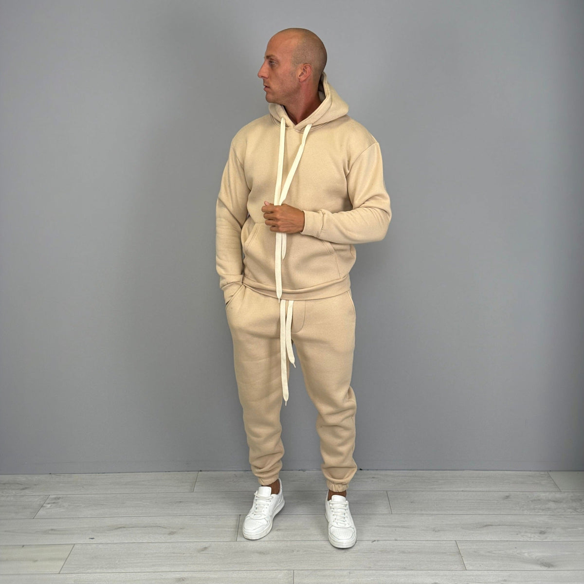 Joggingpak Heren met Hoodie | Joggingbroek met Boord | 14 Kleuren