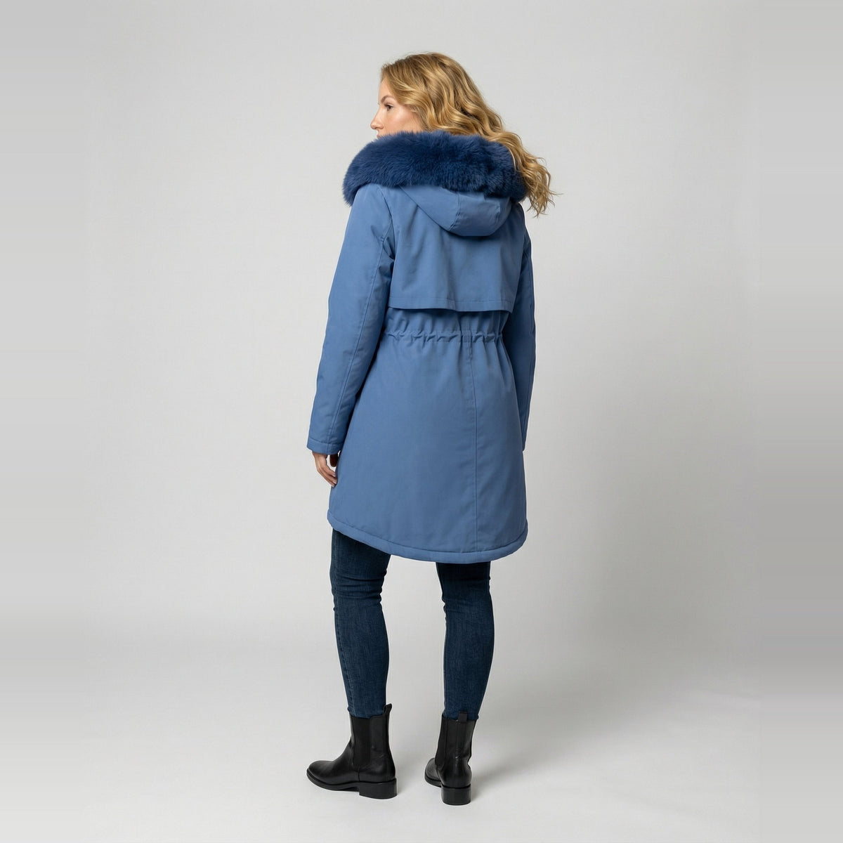 Wintermantel Dames met Capuchon | Imitatiebont | 5 Kleuren