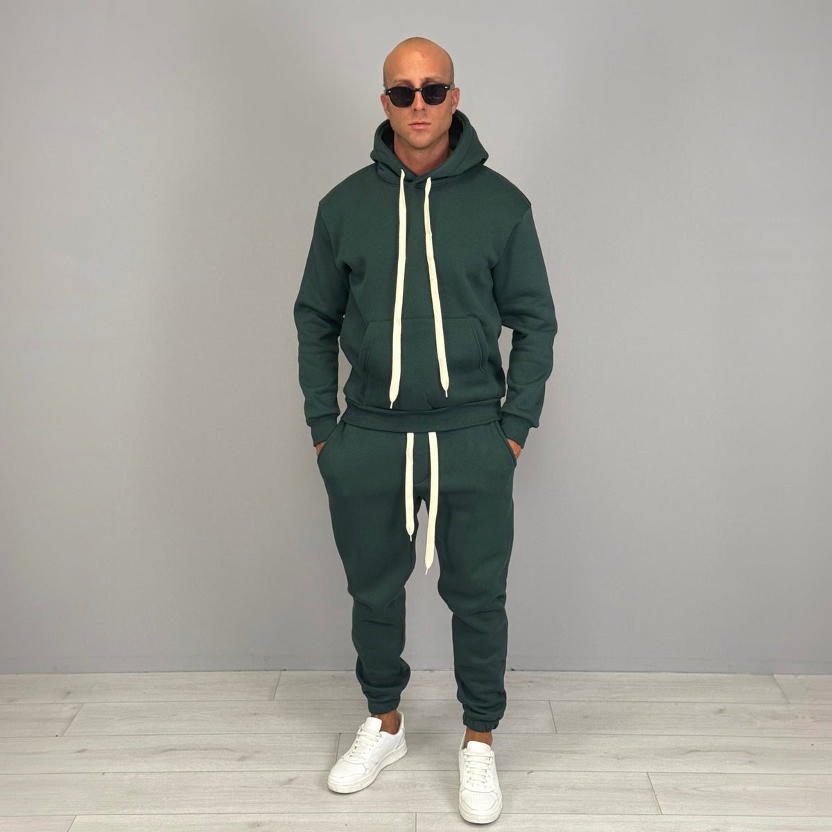 Joggingpak Heren met Hoodie | Joggingbroek met Boord | 14 Kleuren