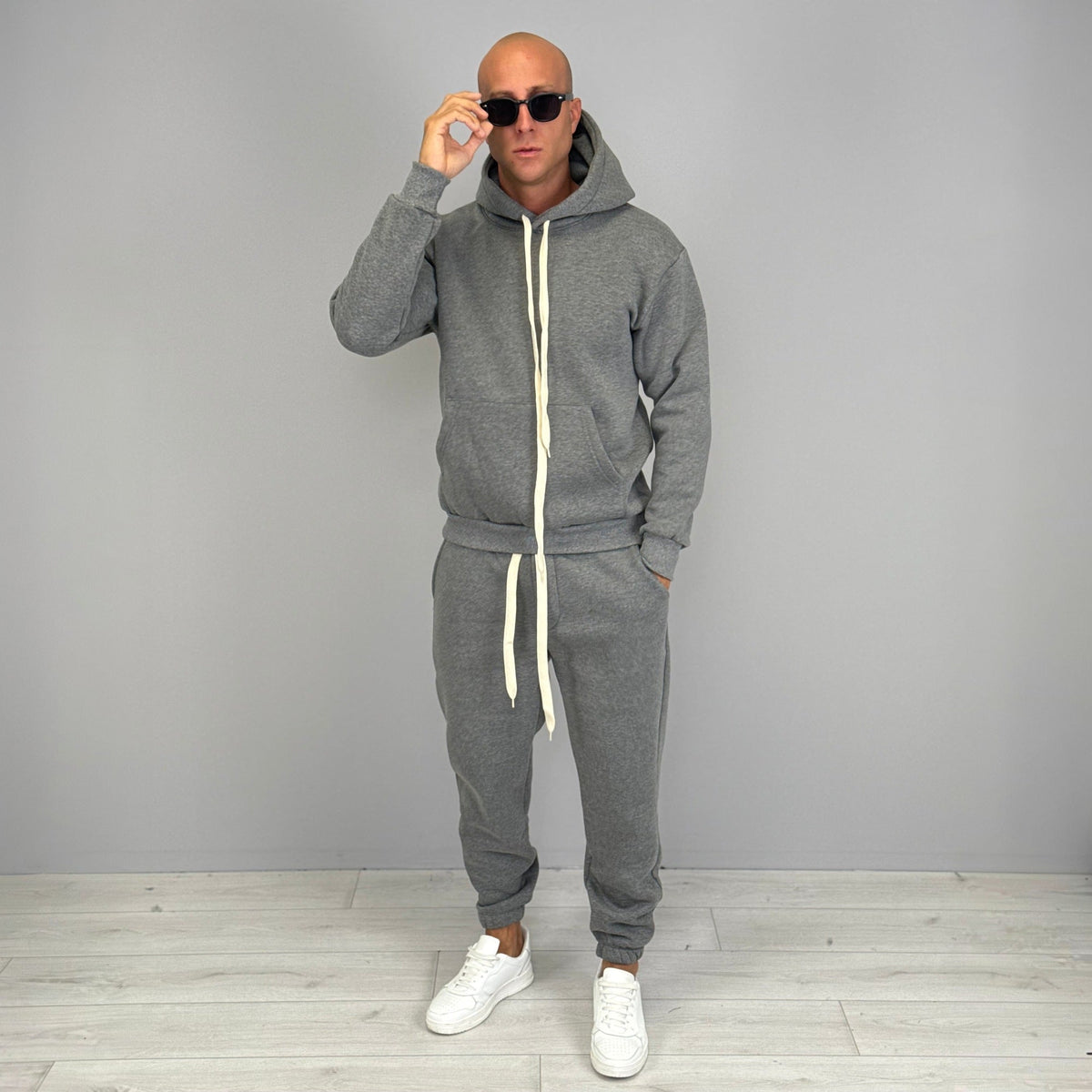 Joggingpak Heren met Hoodie | Joggingbroek met Boord | 14 Kleuren