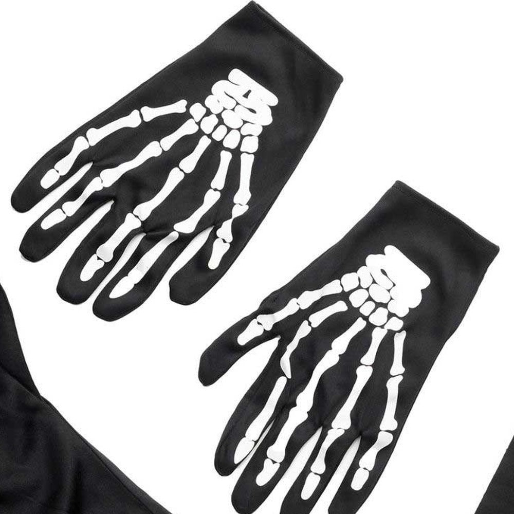Magere Hein Kostuum Heren | Gewaad | Doodskopmasker | Skelethandschoenen