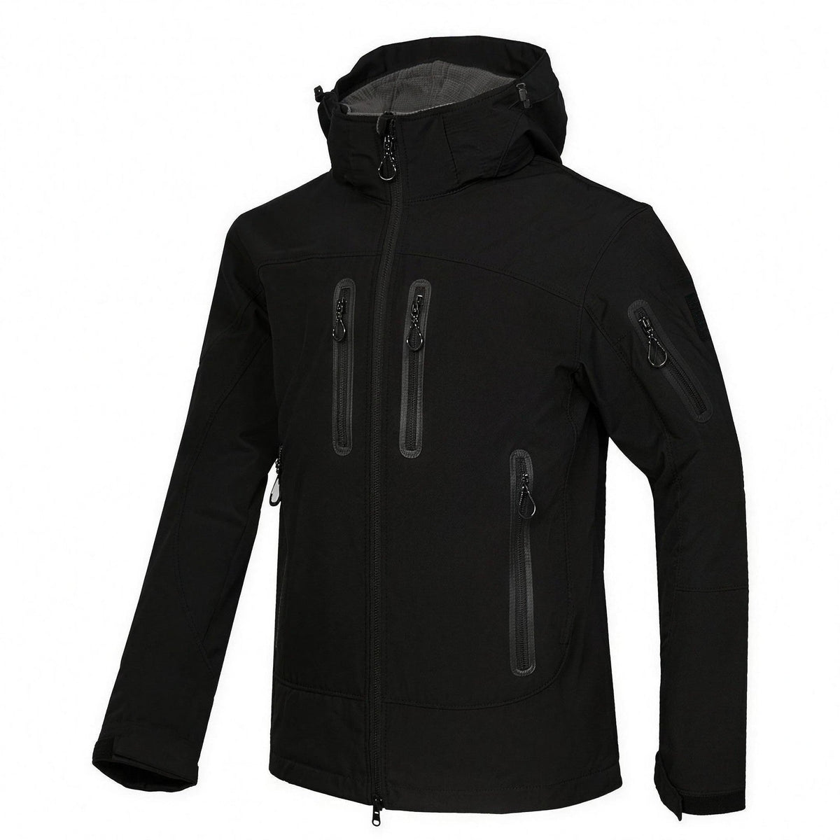Softshell Jas Heren | Capuchon | Gevoerd | Veel Zakken