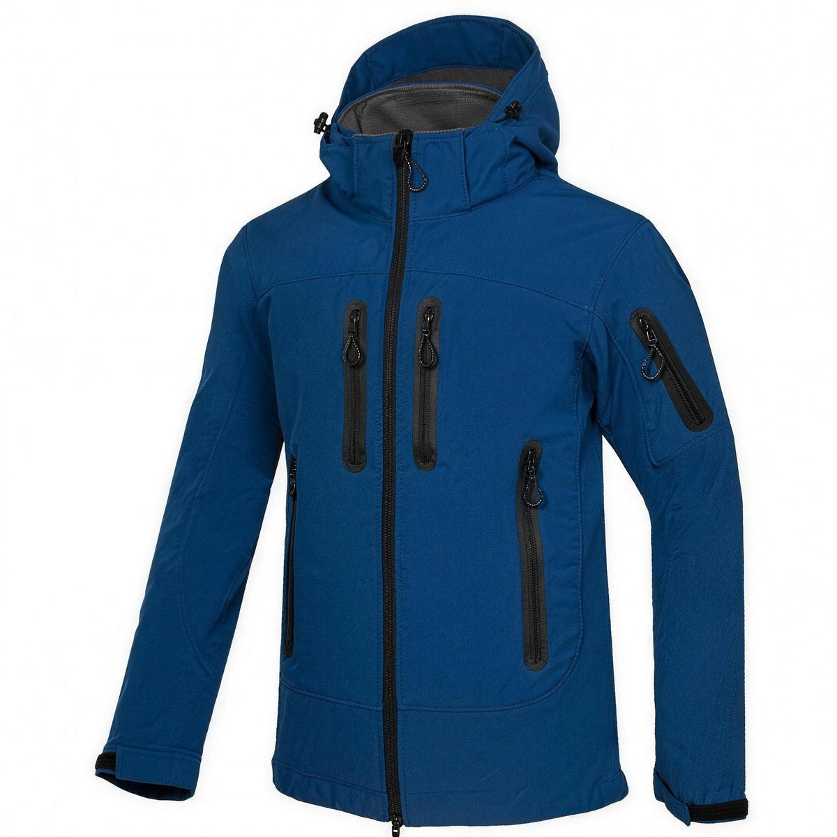 Softshell Jas Heren | Capuchon | Gevoerd | Veel Zakken