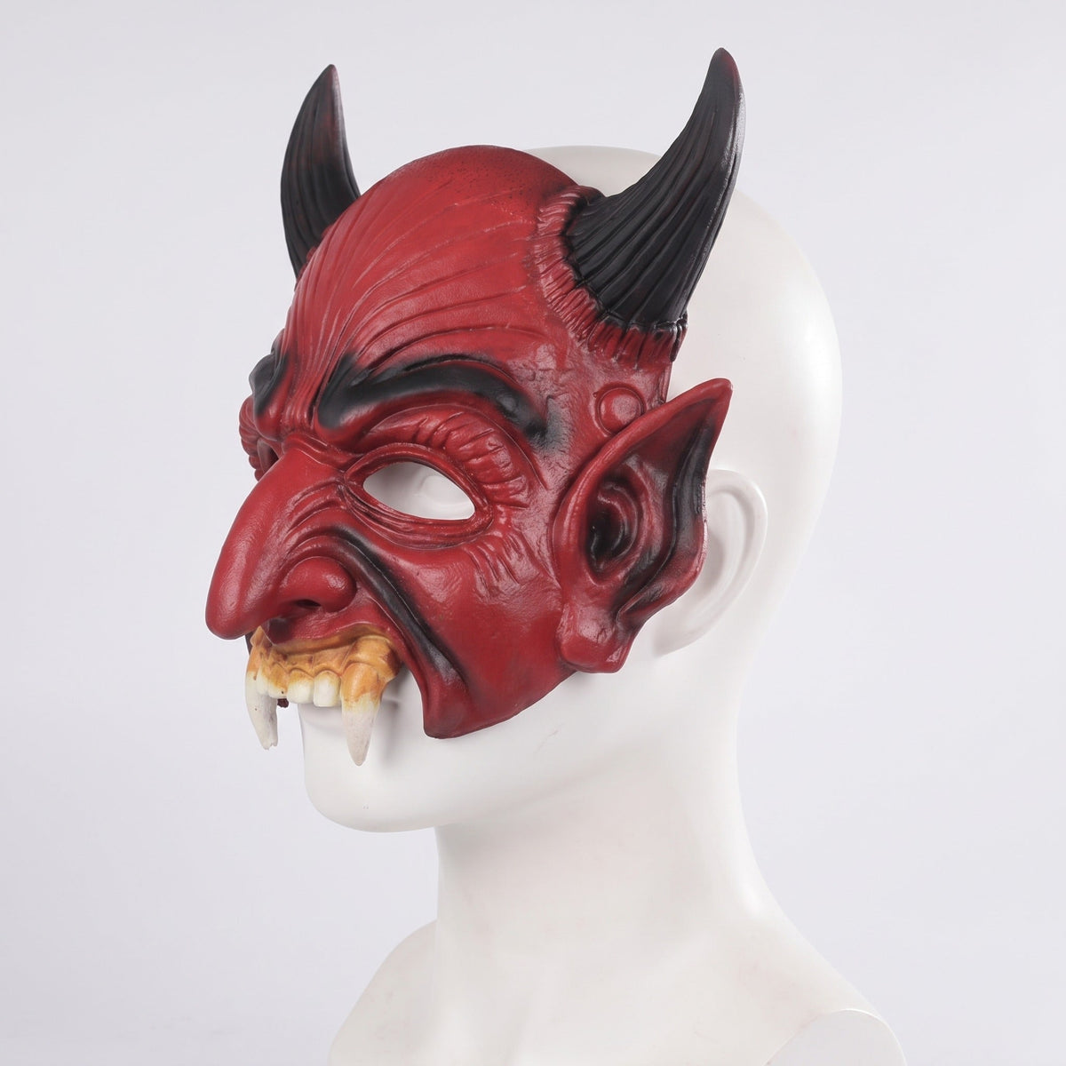 Duivel Halfmasker | Hoorns | 5 Ontwerpen | Halloween Masker