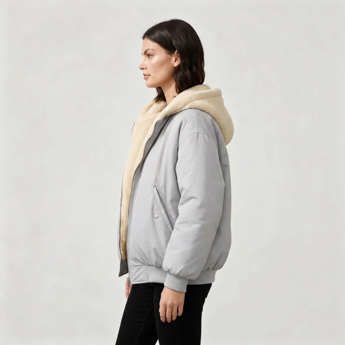 Oversized Winterjas Dames | Teddyvoering | Capuchon | 3 Kleuren
