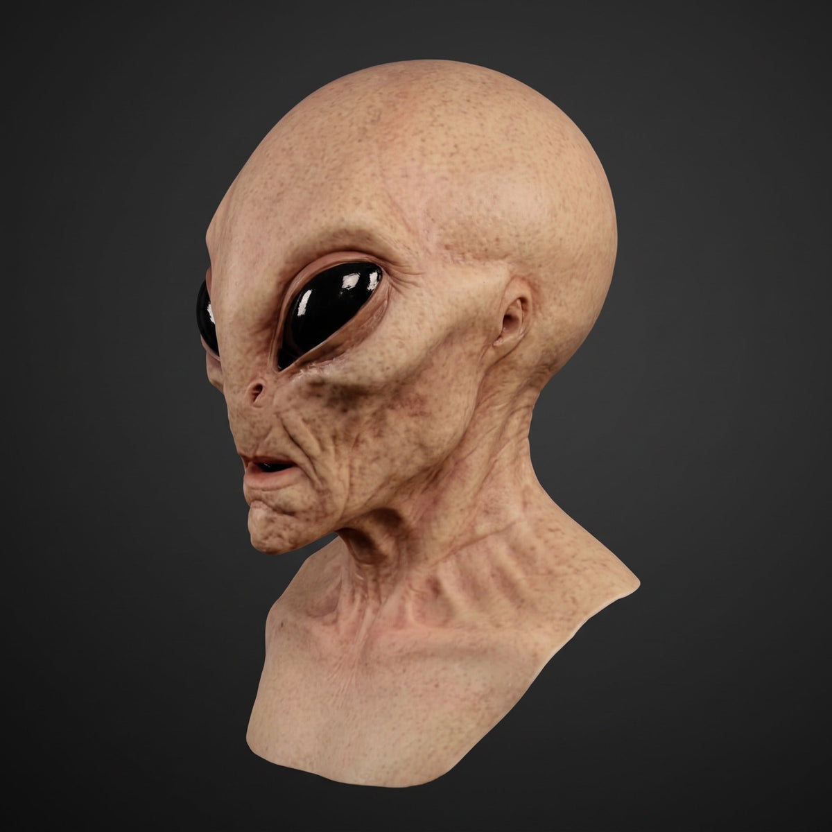 Alien Masker | Latex | Volledig Hoofd met Nekstuk | Grote Ogen