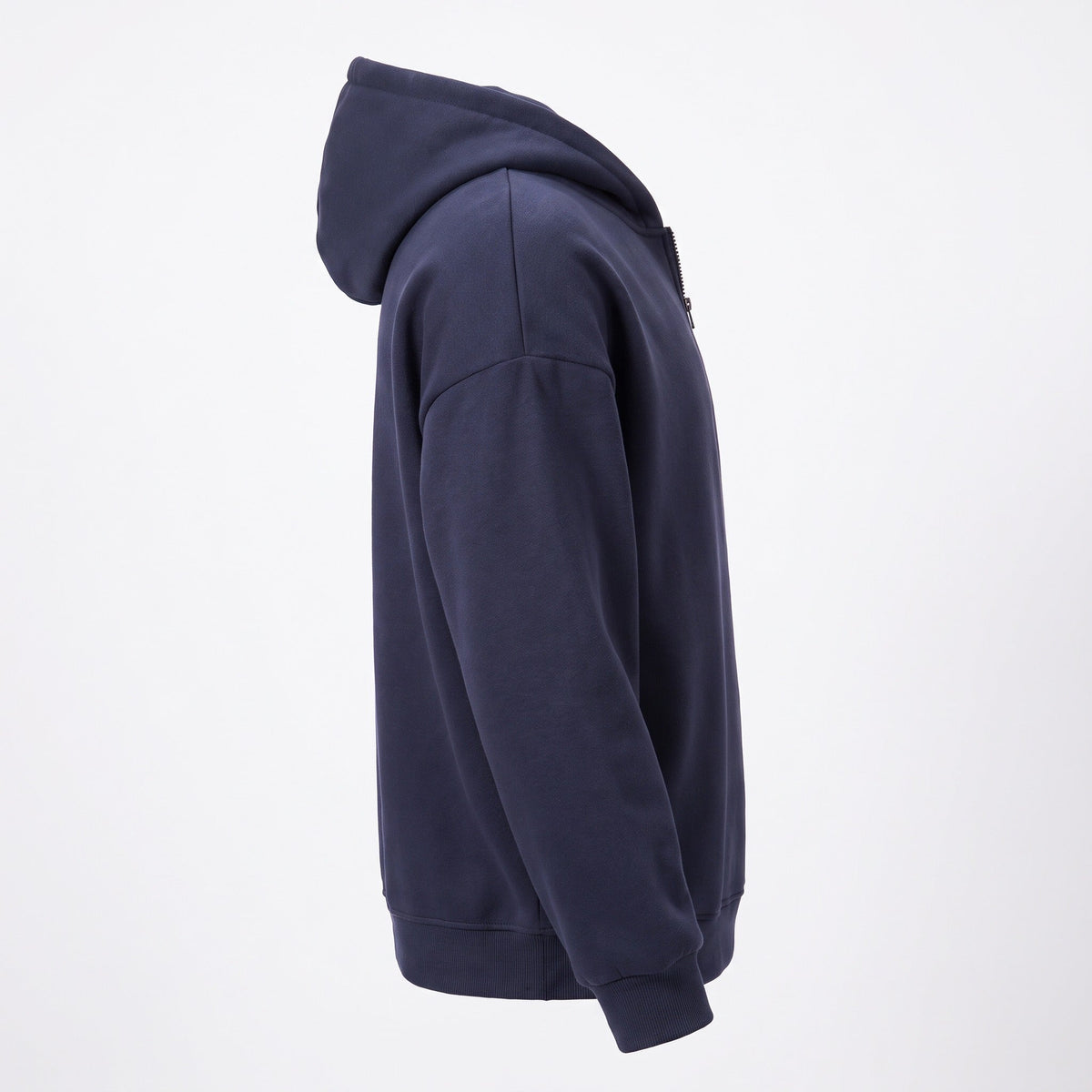 Hoodie Heren met Korte Rits | Verlaagde Schouders | 3 Kleuren