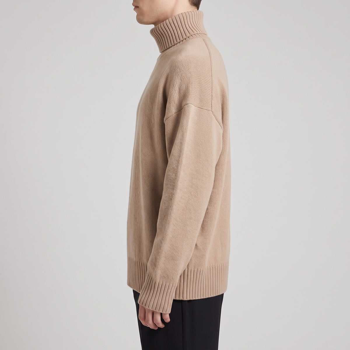 Oversized Coltrui Heren | Gebreid | Verlaagde Schouders