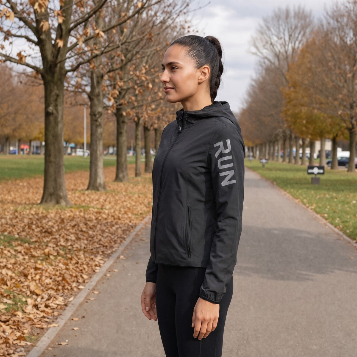 Hardloopjas Dames | Weerbestendig | Capuchon | 3 Kleuren