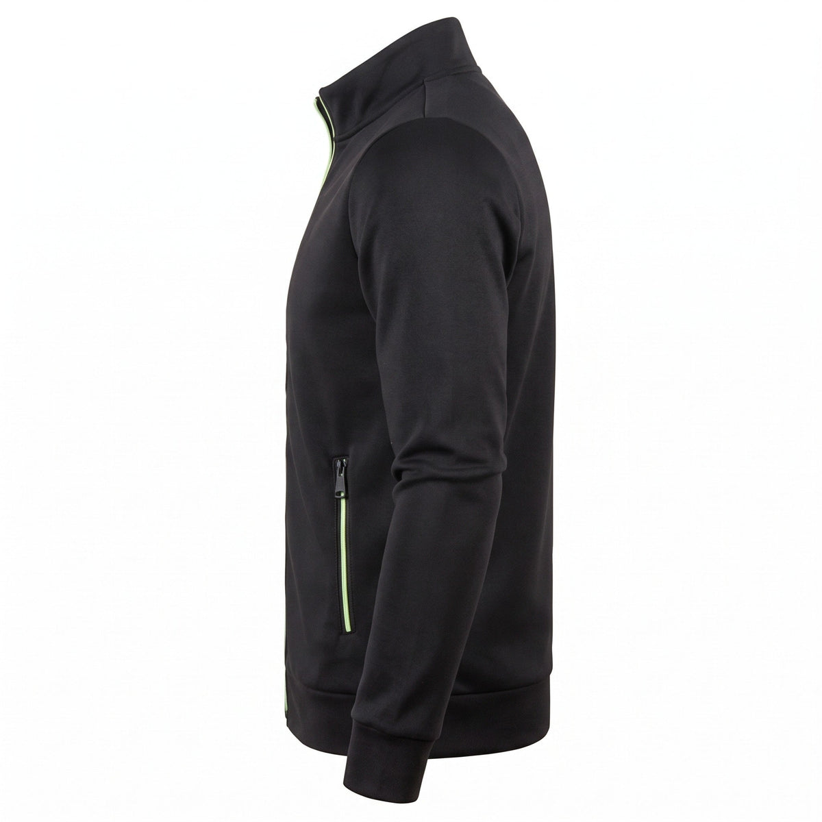 Sweatvest Heren met Opstaande Kraag | Contrastbies | Ritszakken | 4 Kleuren