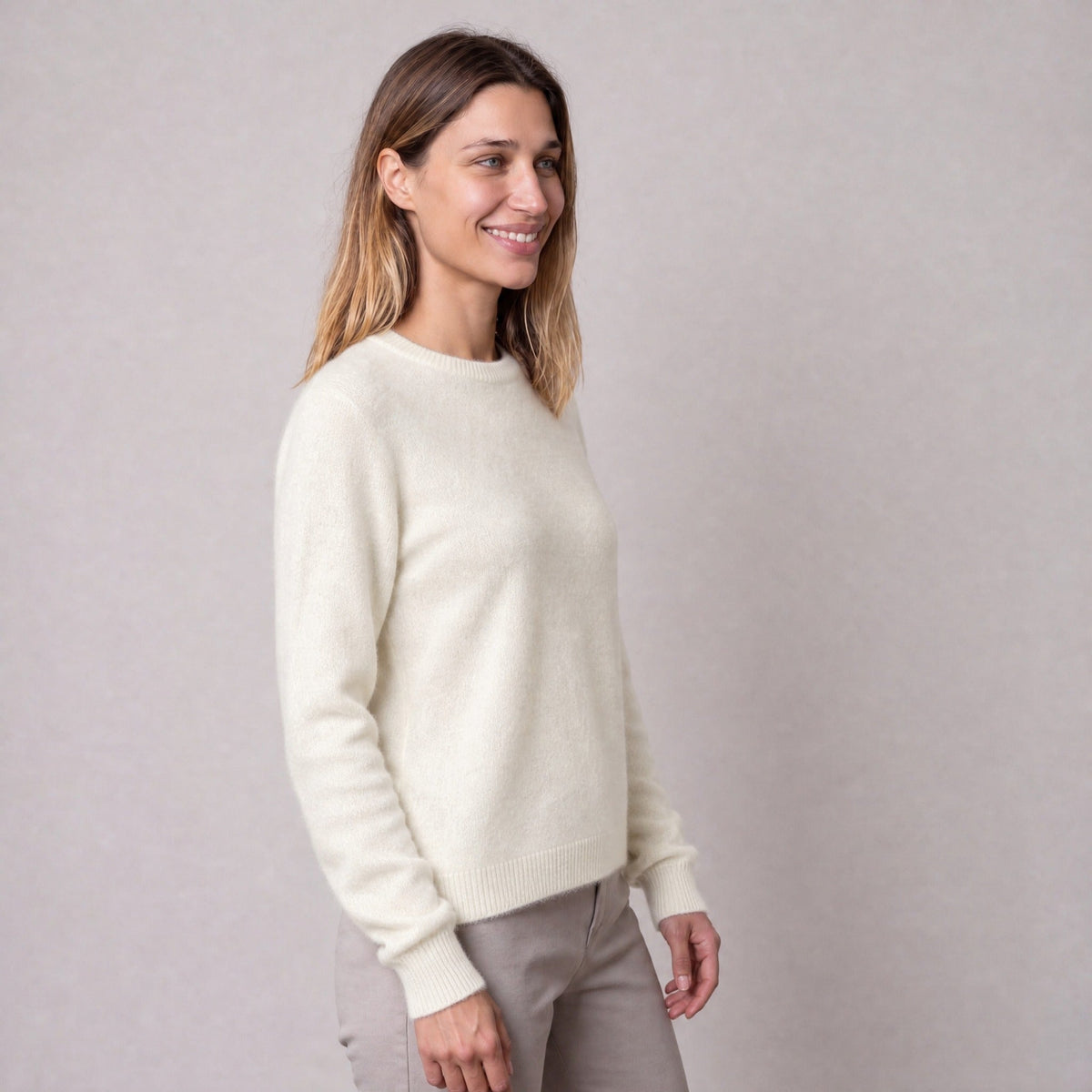 Fijngebreide Trui Dames met Ronde Hals | 11 Kleuren