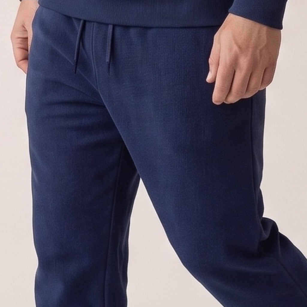 Viscose Huispak Heren | Hoodie en Joggingbroek | Marineblauw