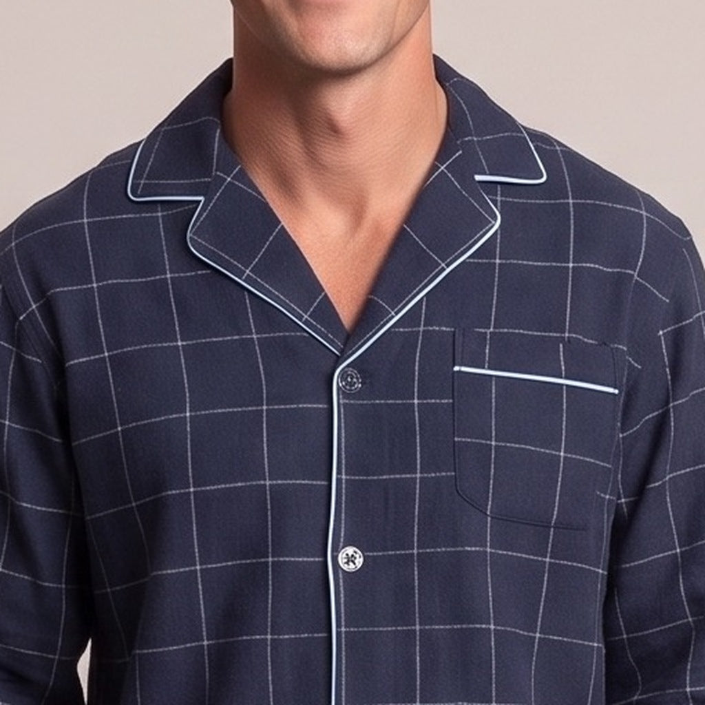 Pyjama Heren van Flanel | Ruitpatroon | 3 Kleuren