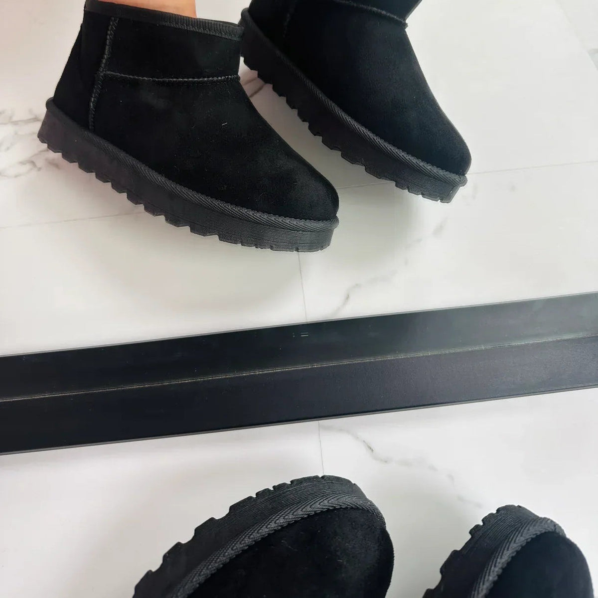 Enkellaarsjes | Slip-On | Warm gevoerd | Winterlaarzen | Dameslaarzen