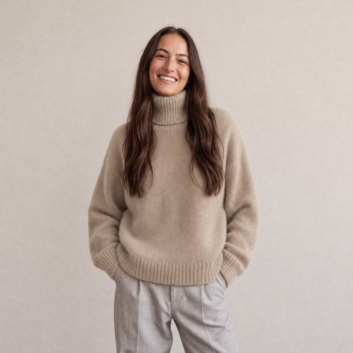 Wijde Coltrui Dames | Kasjmierlook | 11 Kleuren