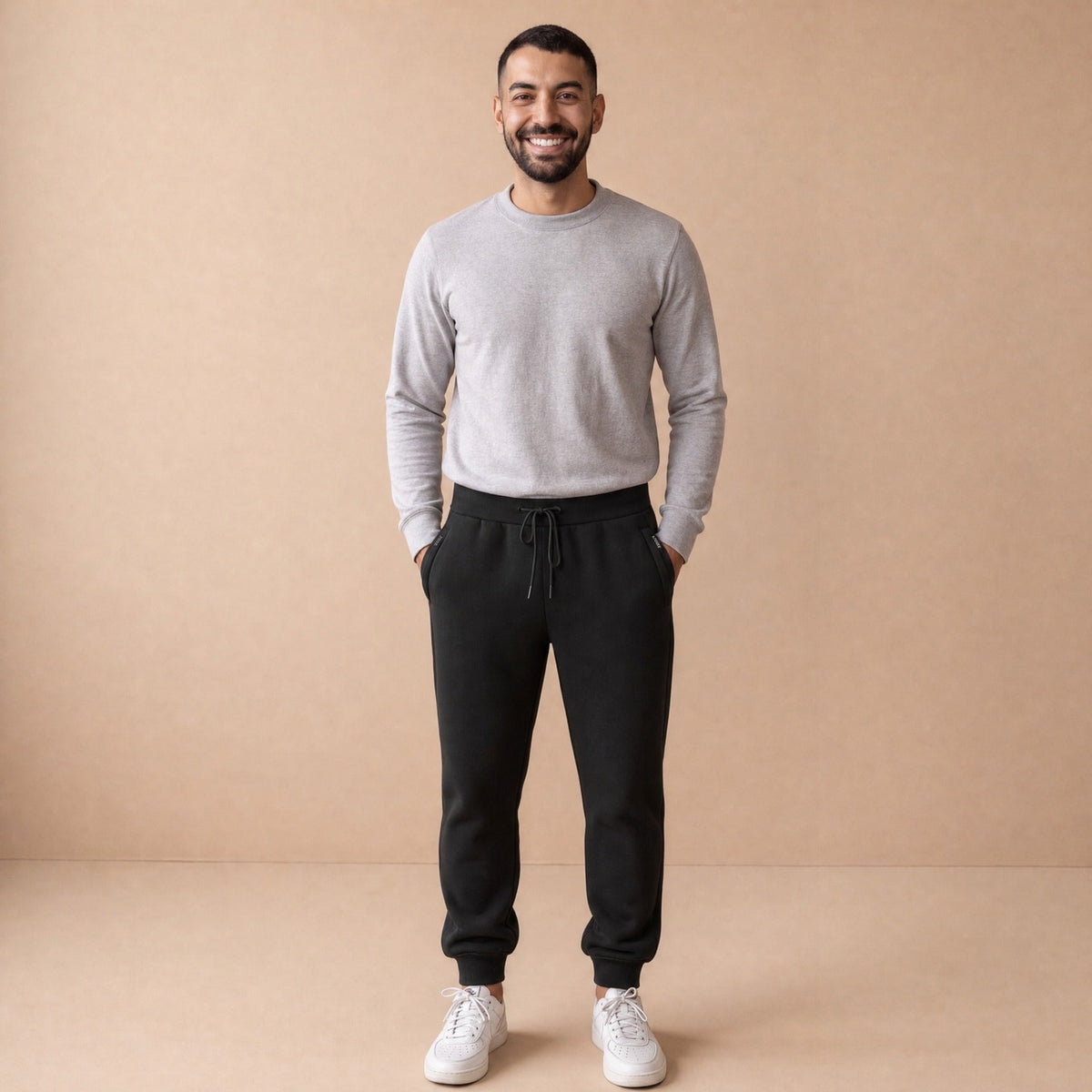 Fleece Joggingbroek Heren | Rechte Pijp | 3 Kleuren