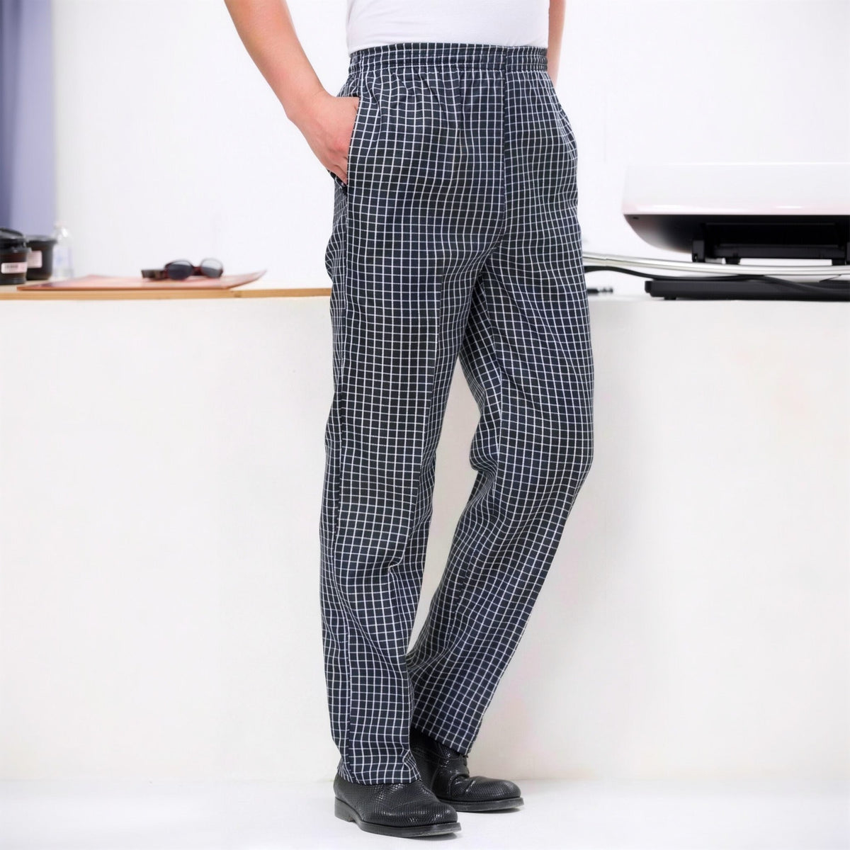 Koksbroek | Elastische Taille | Zijzakken | Katoenmix