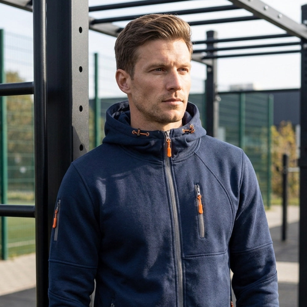 Vest met Capuchon Heren met Borstzak | 6 Kleuren