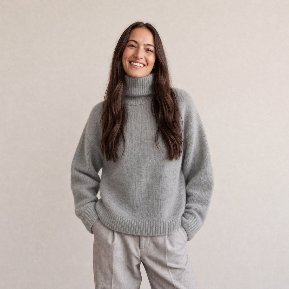 Wijde Coltrui Dames | Kasjmierlook | 11 Kleuren