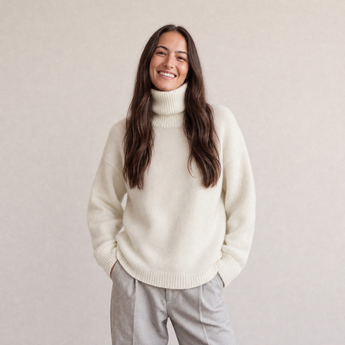 Wijde Coltrui Dames | Kasjmierlook | 11 Kleuren