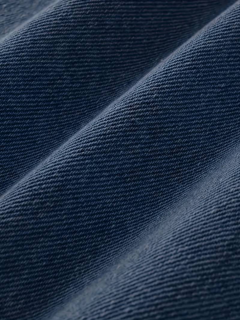 Close-up van de middenblauwe denim