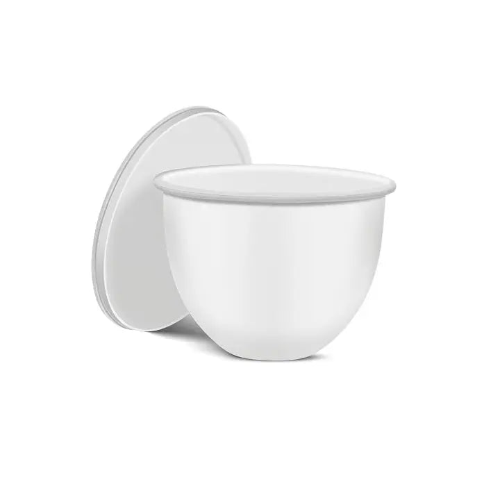 Witte variant — schaal met deksel